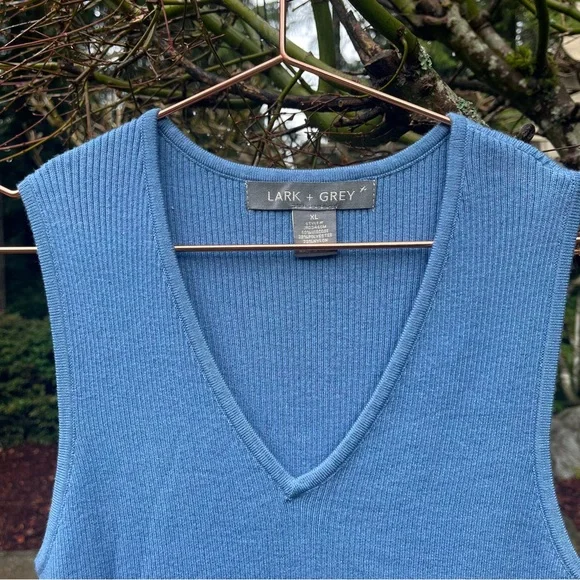 Lark & Grey Colorblock Knit Midi Dress πβ¨ β New With Tags - Picture 3 of 6